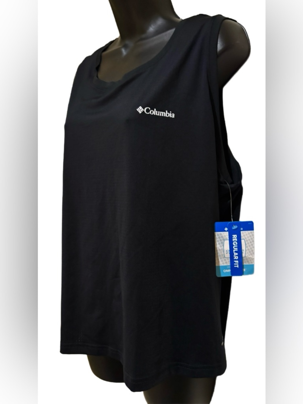 Columbia Black Omni Freeze Zero Sleeveless Performance Tank Top⭐️NWT⭐️